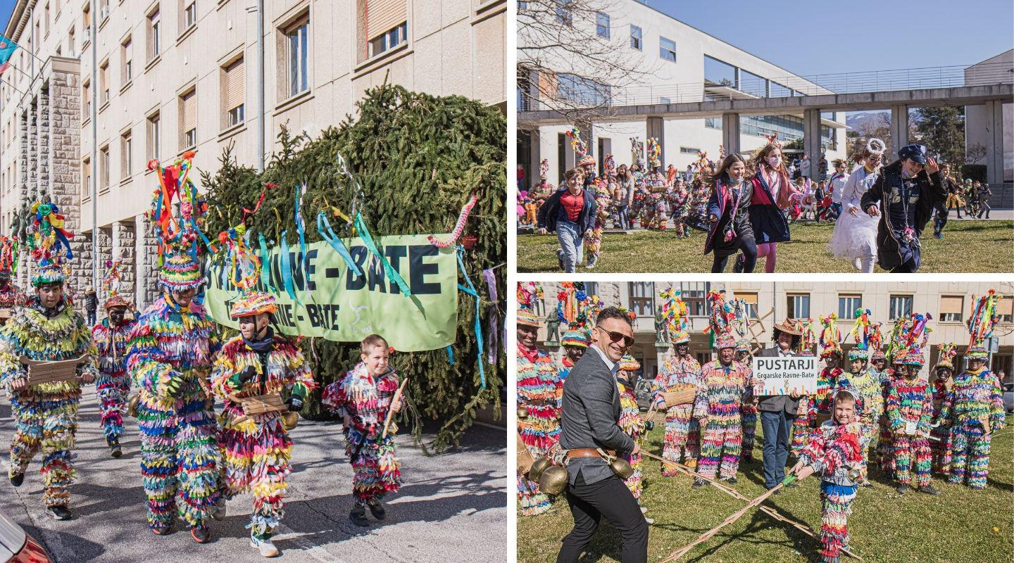 Copertina per Il carnevale dell'altopiano, gli abiti folk sfilano a Nova Gorica